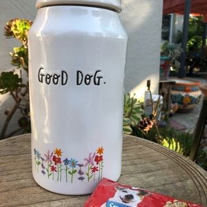 Rae Dunn Good Dog Tall Cannister